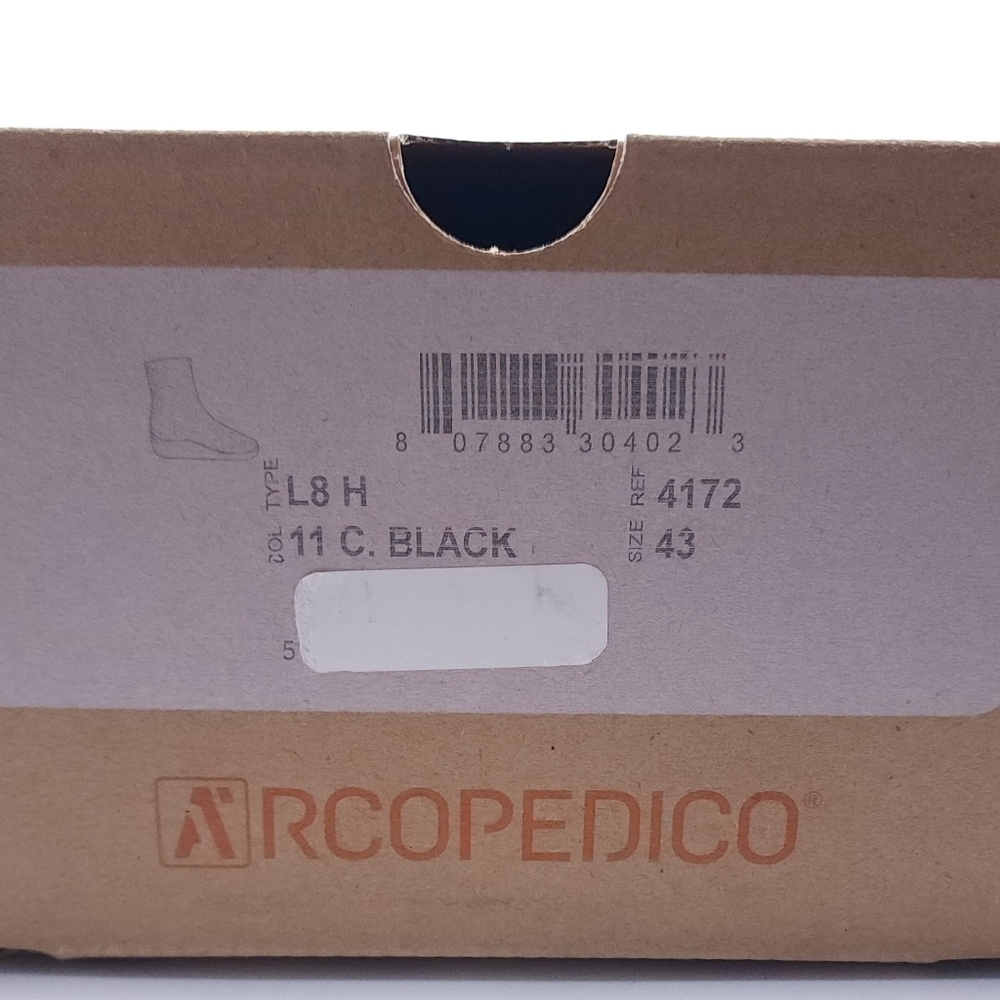 Arcopedico L8 Posh Black Faux Suede Lytech Ankle Boot Lightweight Womens Size 12 - Picture 10 of 10